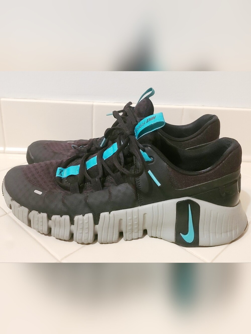 Nike Free Metcon 5 Black Clear Jade Men's Size 10